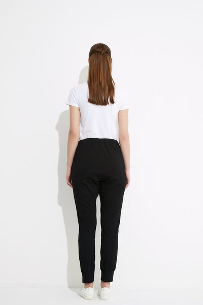 Drawcord Lounge Pant- Black
