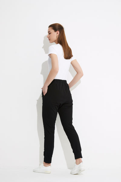 Drawcord Lounge Pant- Black