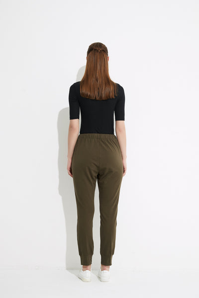 Drawcord Lounge Pant- Khaki