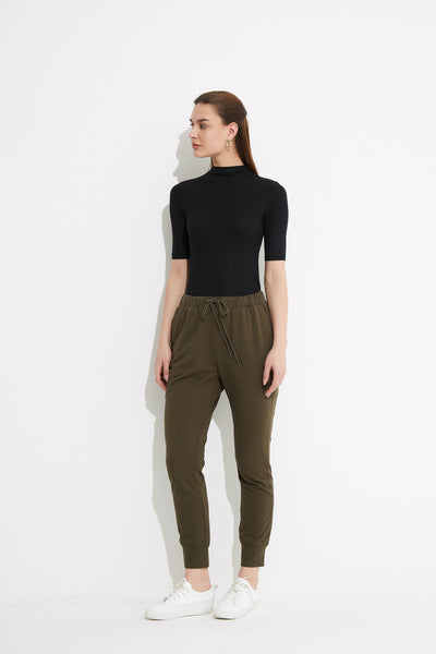 Drawcord Lounge Pant- Khaki