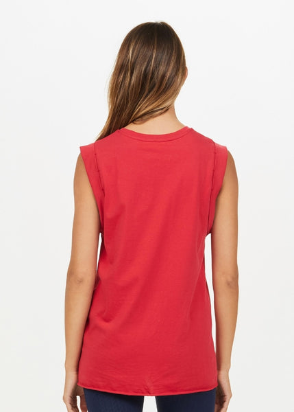 Muscle Tank- Red