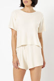 Coops Knitted Tee- Cream