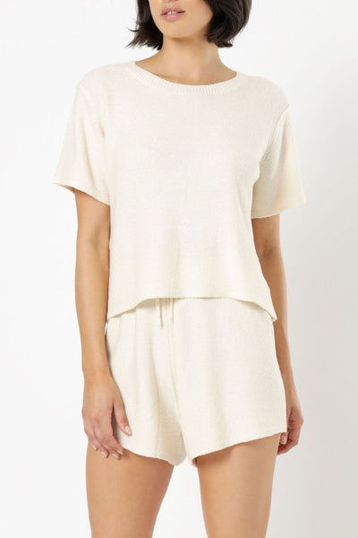 Coops Knitted Tee- Cream