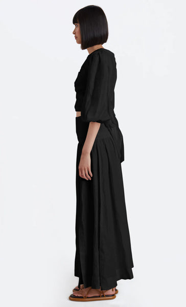 Josephine 3/4 Sleeve Top - Black – TULIO Fashion