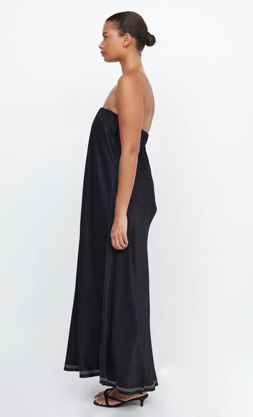 TILLIE STRAPLESS MAXI DRESS- BLACK