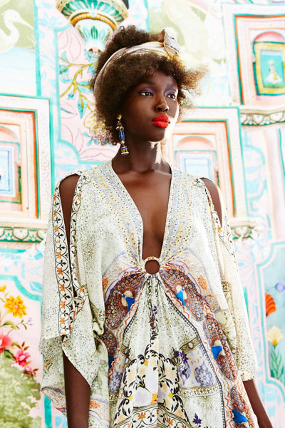 Split Sleeve Kaftan W/ Hardwear- Mama Bakshi