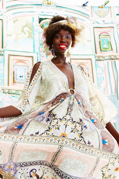 Split Sleeve Kaftan W/ Hardwear- Mama Bakshi