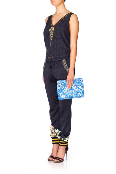 Small Canvas Clutch- Eternity's Empire