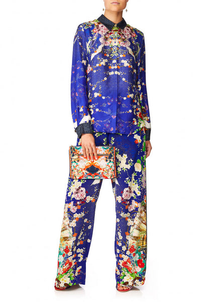 Small Canvas Clutch- Geisha Girl