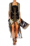 Tie Detail Overlay Playsuit- Mali Mud Story