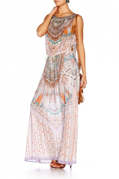 Triangle Bra Top W/ Seam- Desert Rose