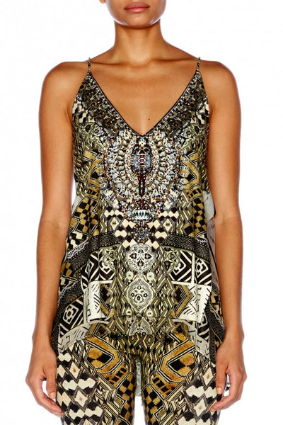 Multi Layer V Neck Top- Weave of The Wild