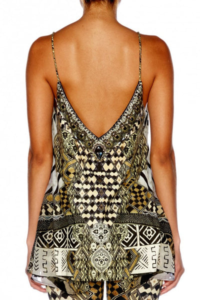 Multi Layer V Neck Top- Weave of The Wild