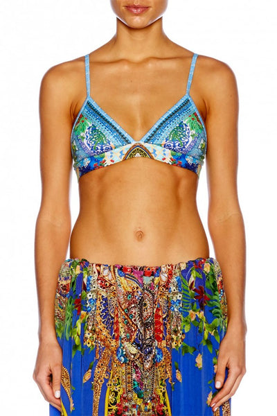 Triangle Bra W/ Seam- My Majorelle