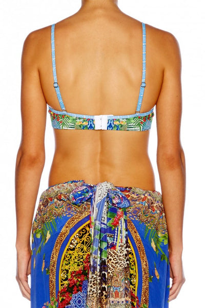 Triangle Bra W/ Seam- My Majorelle