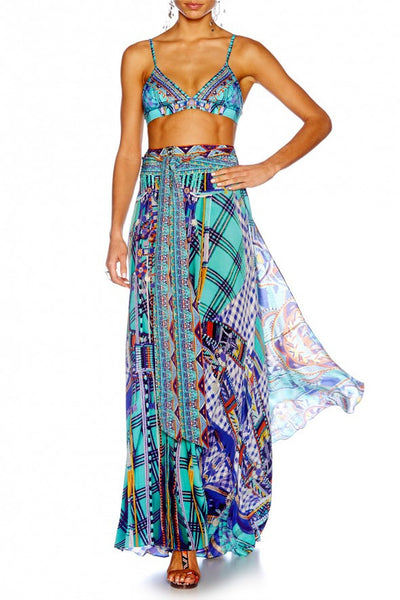 Triangle Bra Top W/ Seam- Divinity Dance