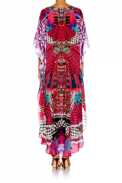 Long Vneck Kaftan- Desert Discotheque