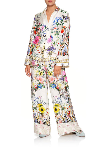 Wide Leg Pant W/ Cuff- Boheme