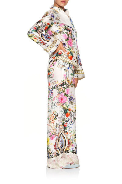 Wide Leg Pant W/ Cuff- Boheme