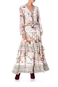 Peasant Blouse W/ Front Lacing- Jardin Postcards