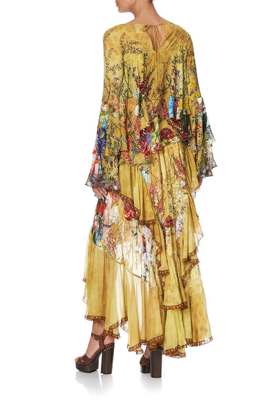 Maxi Skirt W/ Double Frill- Among The Gumtrees