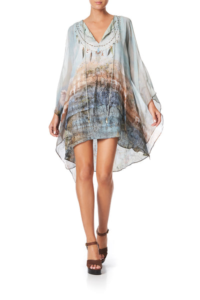 Sheer Layered Dress W/ Split- Country Diaries