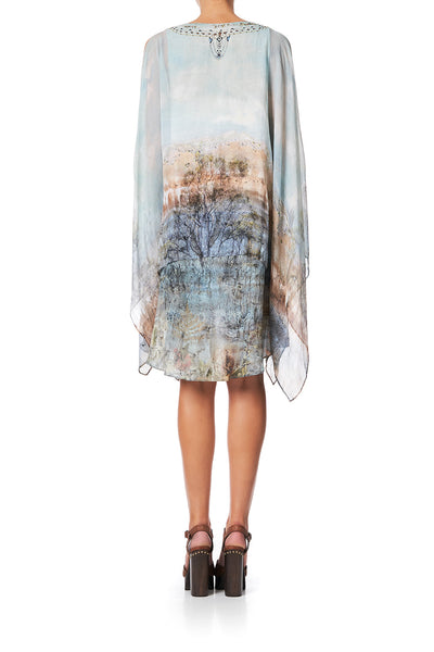 Sheer Layered Dress W/ Split- Country Diaries