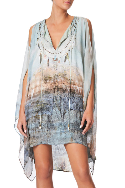 Sheer Layered Dress W/ Split- Country Diaries