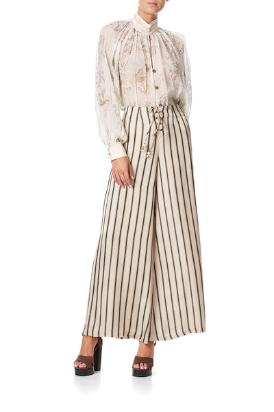 Raglan Button Up Shirt- Memories Of Moree