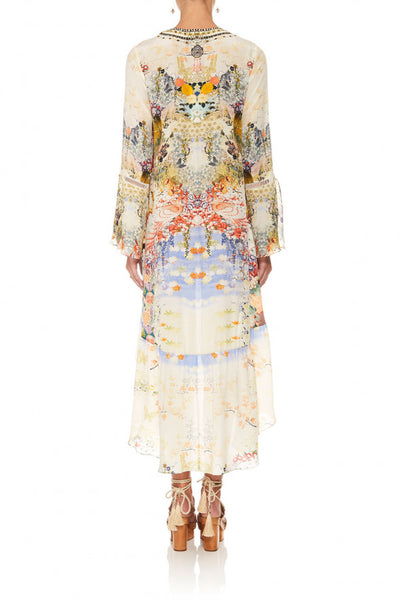 Short Dress W/ High Low Hem- Lady Labryinth