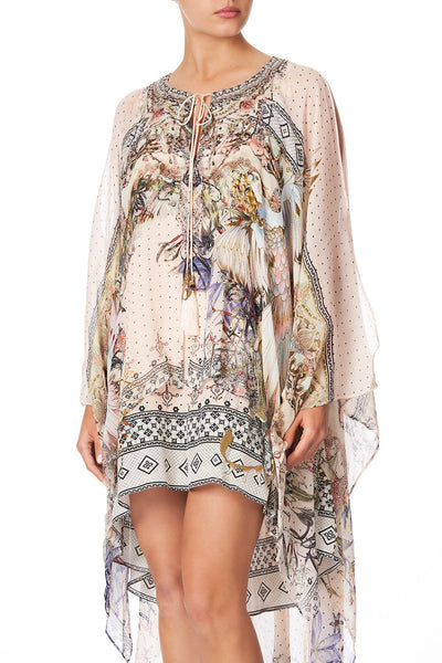 Long Sheer Overlay Dress- Kindred Skies