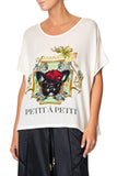 Loose Fit Round Neck Tee- Joie De Vivre