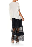Loose Fit Round Neck Tee- Joie De Vivre