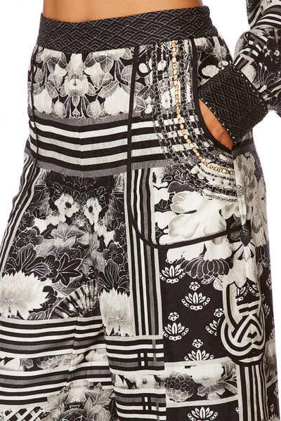 Lounge Trouser W/ Cuff- Wild Moonchild