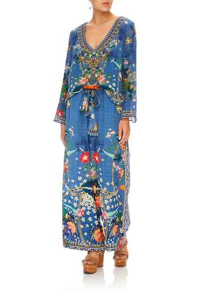 Lounge Trouser W/ Tie Waist- Faraway Floral