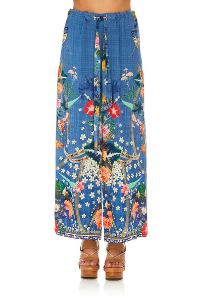 Lounge Trouser W/ Tie Waist- Faraway Floral