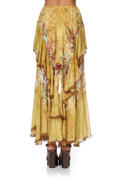 Maxi Skirt W/ Double Frill- Among The Gumtrees