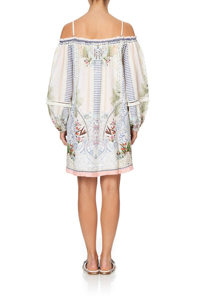 Off Shoulder Dress W/ Straps- Beach Shack