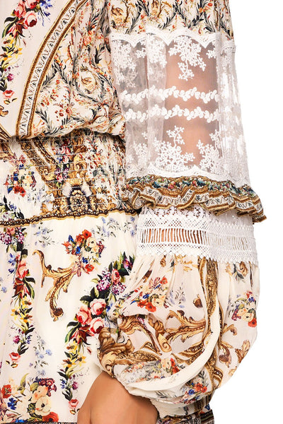 Off Shoulder Short Dress- Olympe Ode