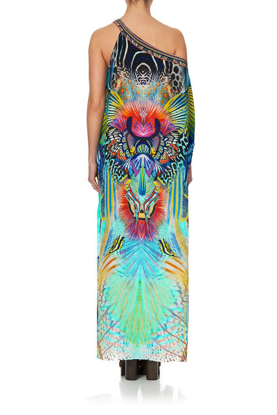 One Shoulder Kaftan Backup W/ Neckband- Reef Warrior