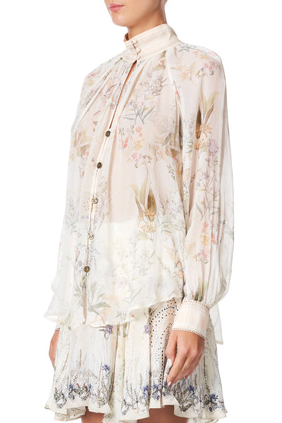 Raglan Button Up Shirt- Gumnut Gathering