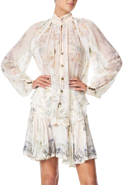 Raglan Button Up Shirt- Gumnut Gathering