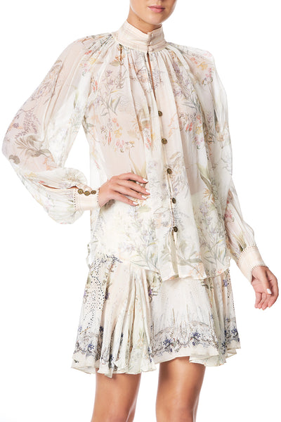 Raglan Button Up Shirt- Gumnut Gathering