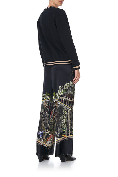 Round Neck Sweater- Botanical Chronicles