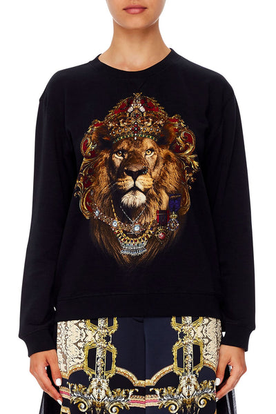 Round Neck Sweater- Midnight Meeting