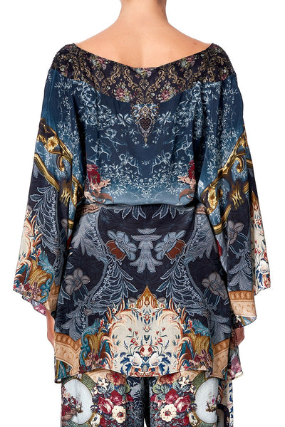 Round Neck Top W/ Belt- Hotel Bpheme