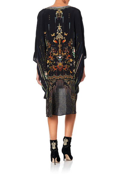 Scoop Back Hem Dress- Rebelle Rebelle