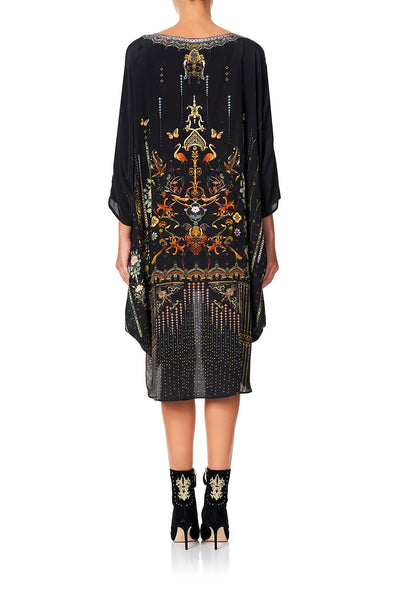 Scoop Back Hem Dress- Rebelle Rebelle