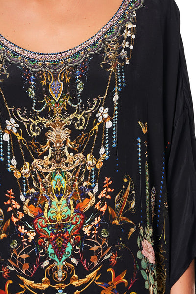 Scoop Back Hem Dress- Rebelle Rebelle