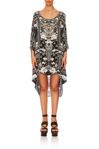 Scoop Back Hem Dress- Wild Moonchild